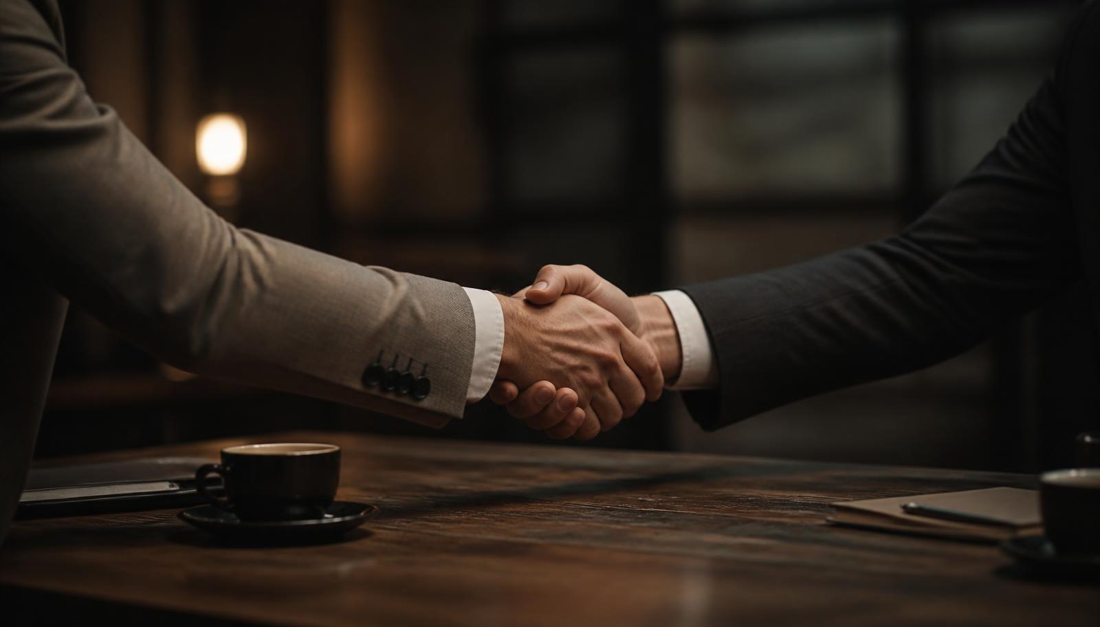 Introductie tussen twee ondernemers, Bizdex